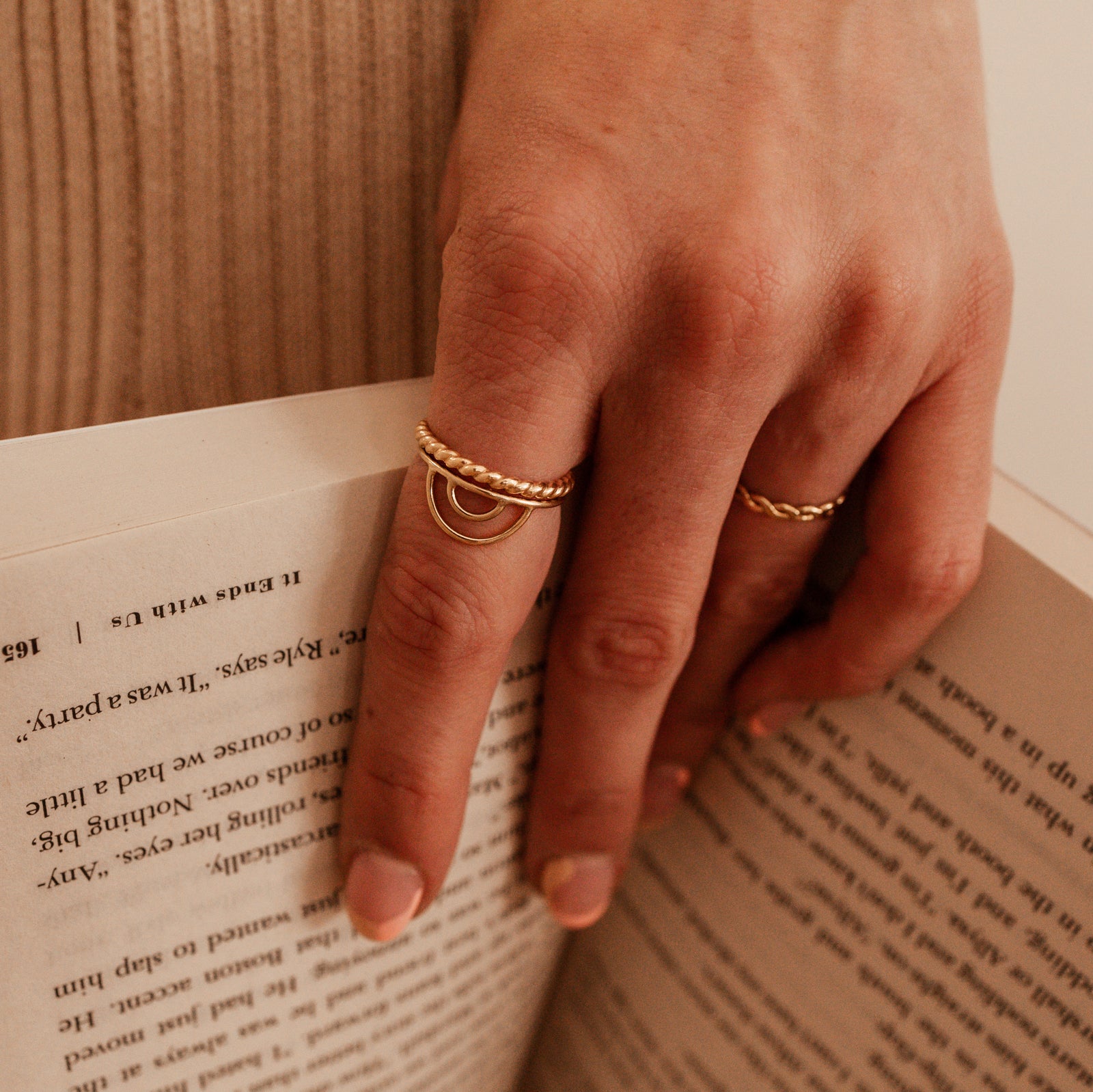 Personalised jewellery – handmade jewellery – KBN jewellery – dainty ring – affordable ring – stacking ring – twist ring – handmade jewellery – Australian made