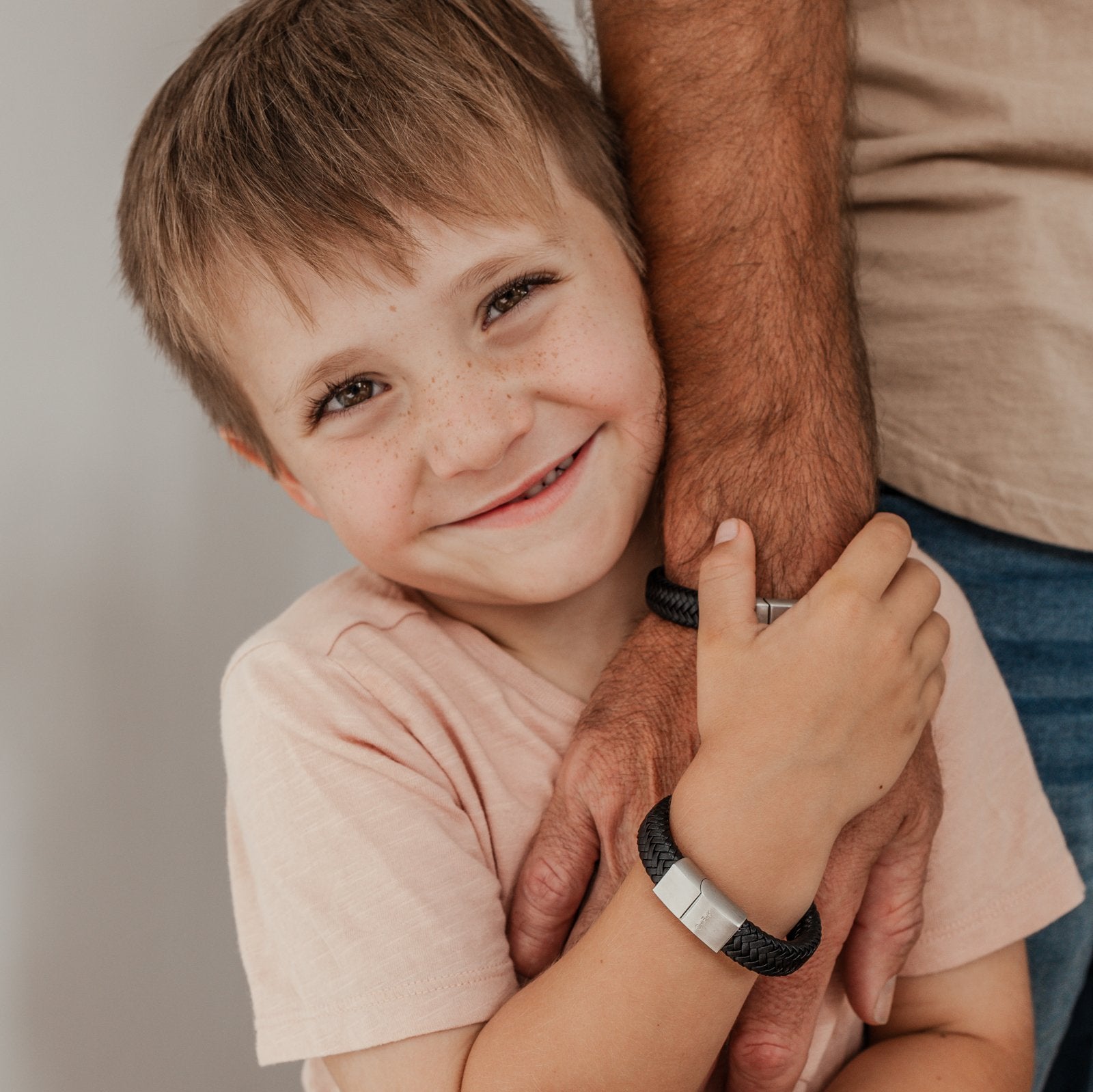 Personalised boy’s cord bracelet – boy’s bracelet – KBN Jewellery - boy’s personalised bracelet – cord bracelet personalised – brown cord bracelet – black bracelet – handmade bracelet – initial boy’s bracelet - personalised gift for your son – personalised boy’s gift – personalised leather bracelet