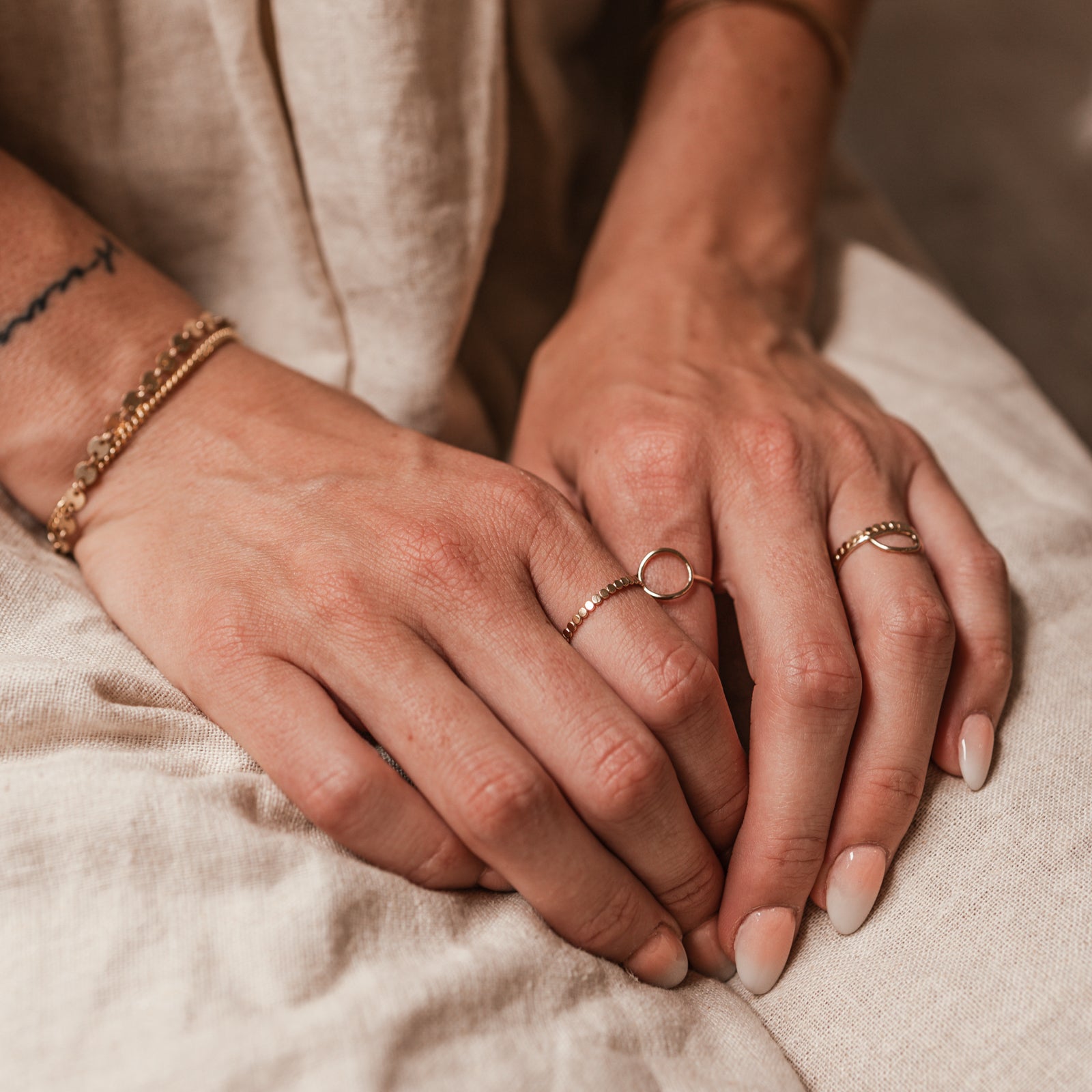 Personalised jewellery - KBN Jewellery - handmade jewellery – Personalised Jewellery gifts – ring – simple ring – stacking ring – simple flat ball ring – stacking ring