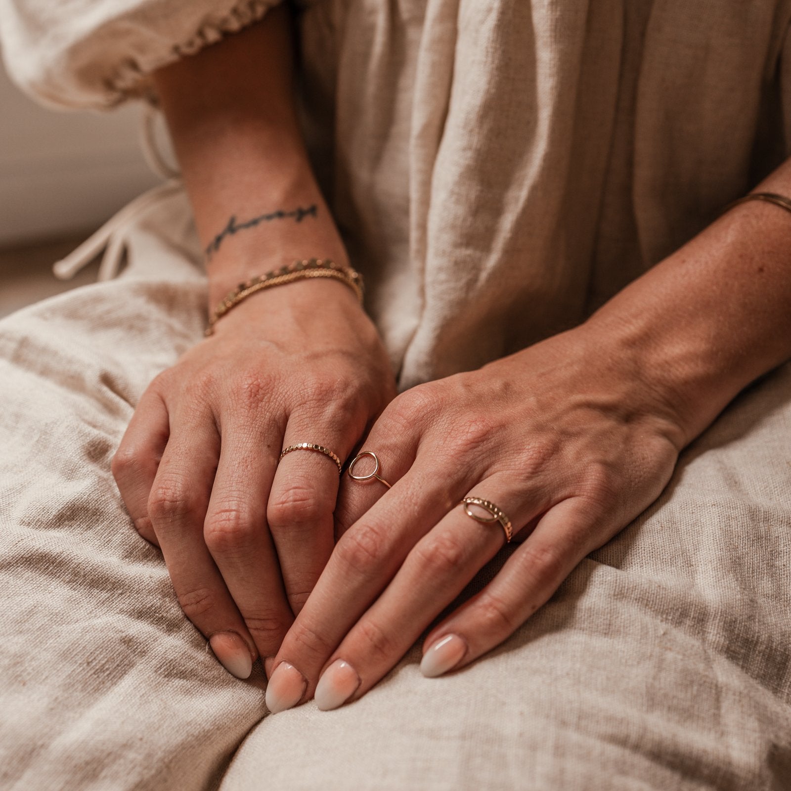 Personalised jewellery – handmade jewellery – KBN jewellery – Australian made jewellery – circle ring - stacking ring - simple ring - affordable jewellery Australia