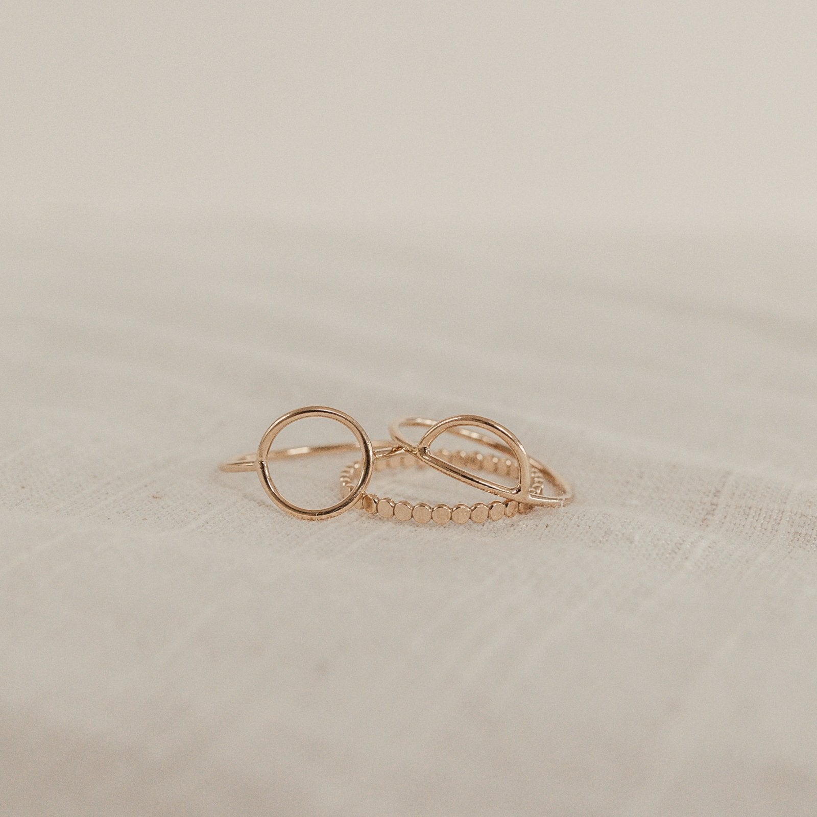 Personalised jewellery – handmade jewellery – KBN jewellery – Australian made jewellery – circle ring - stacking ring - simple ring - affordable jewellery Australia