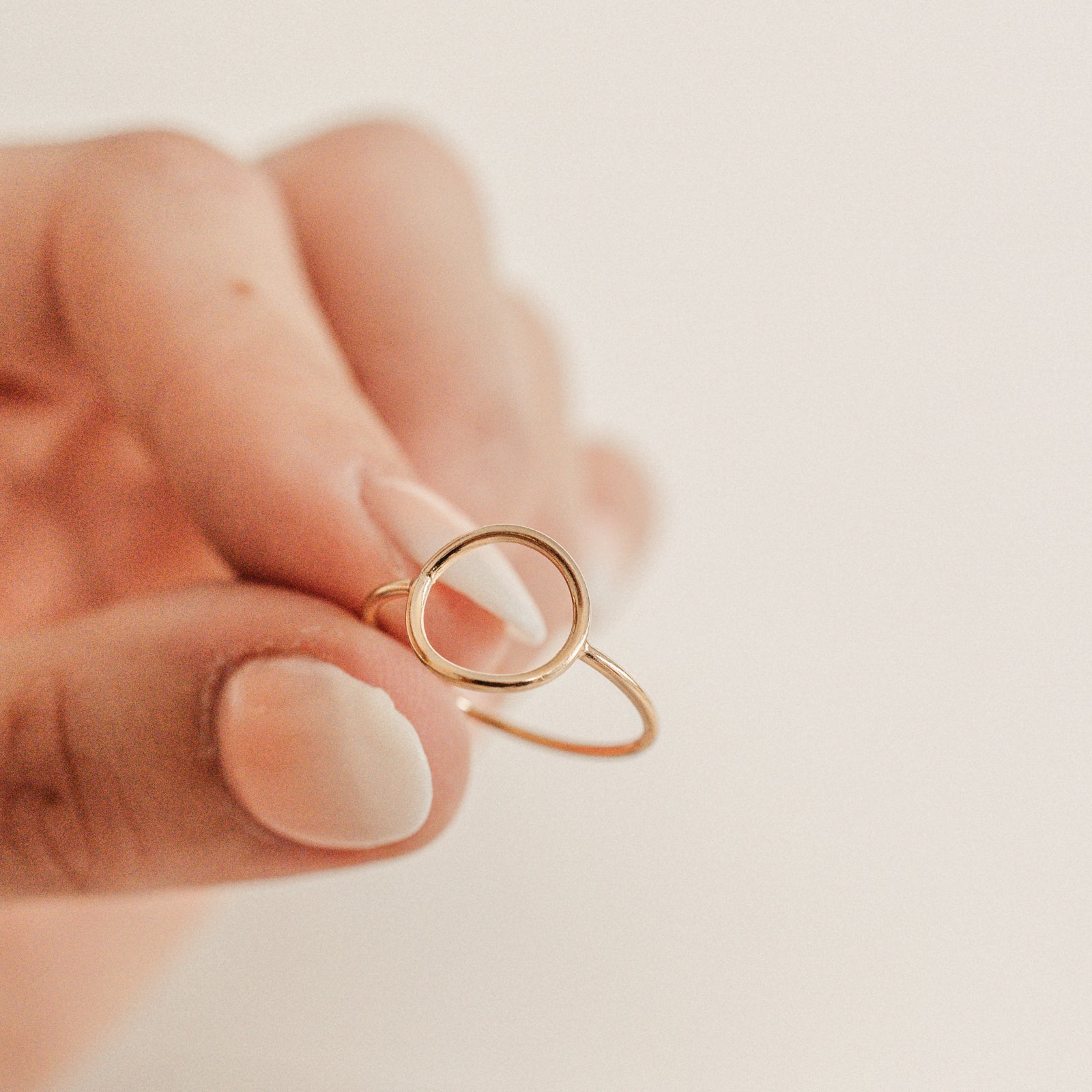 Personalised jewellery – handmade jewellery – KBN jewellery – Australian made jewellery – circle ring - stacking ring - simple ring - affordable jewellery Australia