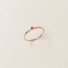 Personalised jewellery – handmade jewellery – KBN jewellery – dainty ring – birth month ring – birthstone ring – affordable ring – trust  ring – January  stone rings – birthstone ring – stacking ring – red stone ring
