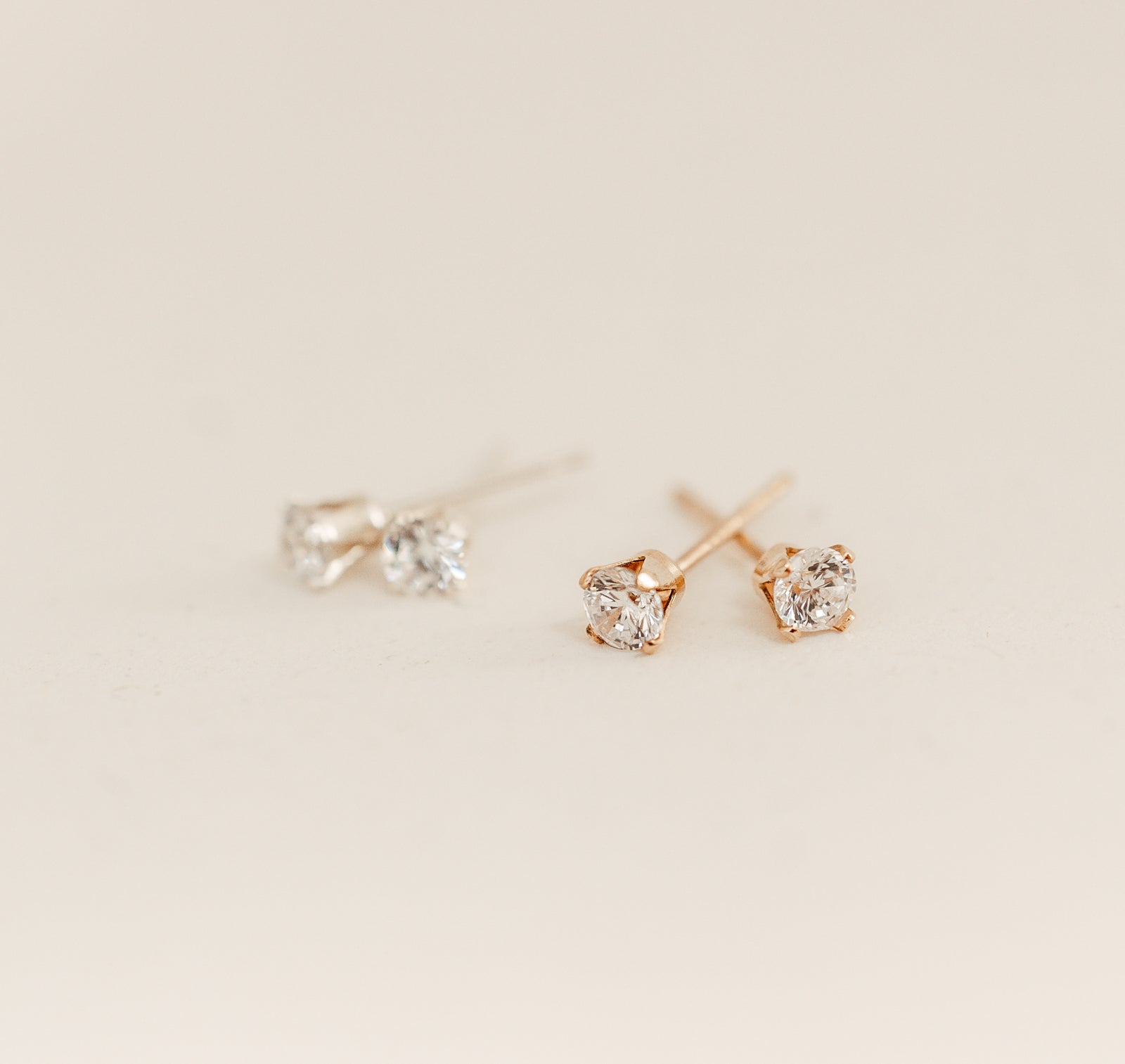 Personalised jewellery – handmade jewellery – KBN jewellery – dainty earrings – birth month earrings – birthstone earrings – affordable earrings – diamond earrings – April studs – birthstone studs