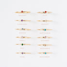 Personalised jewellery – handmade jewellery – KBN jewellery – dainty ring – birth month ring – birthstone ring – affordable ring – trust  ring – January  stone rings – birthstone ring – stacking ring – red stone ring