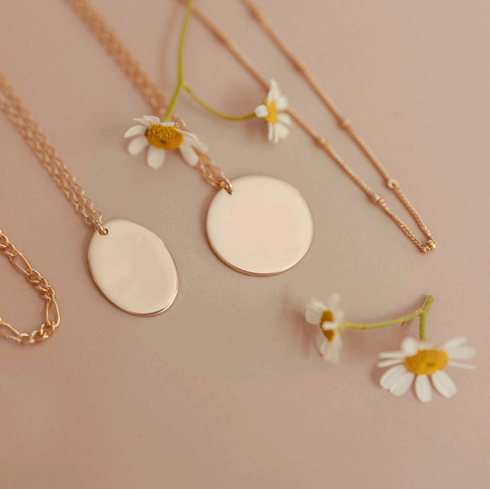 Personalised jewellery - KBN Jewellery - handmade jewellery – Personalised Jewellery gifts – Dainty jewellery- Dainty necklace – flower stamped necklace – family flowers – kids birth flowers – birth flower necklace – personalised flower stamped necklace
