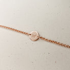 Personalised jewellery - KBN Jewellery - handmade jewellery – Personalised Jewellery gifts – adult bracelet – affordable jewellery - sentimental gift ideas – small pendant bracelet – Australian Made jewellery