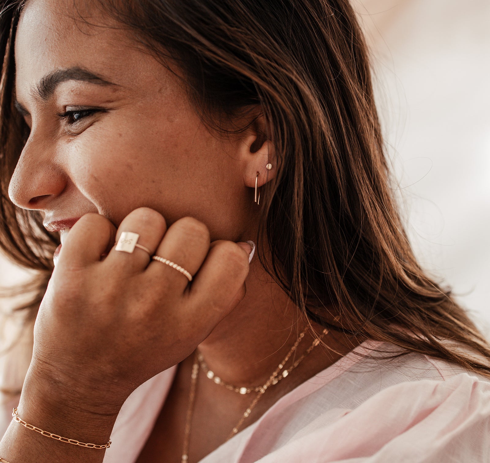 Personalised jewellery - KBN Jewellery - handmade jewellery – Personalised Jewellery gifts – simple earring – earring stack – elegant earring - everyday earrings