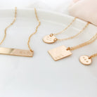 You + Me Medium Pendant Necklace - KBN Jewellery - personalised necklace - initial necklace - personalised gift - children's initial necklace - gift ideas for mum - personalised mothers day orders