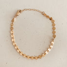 Personalised jewellery - KBN Jewellery - handmade jewellery – Personalised Jewellery gifts – Dainty jewellery- sparkly bracelet – disc bracelet – round chain bracelet – stacking bracelet – layering bracelet