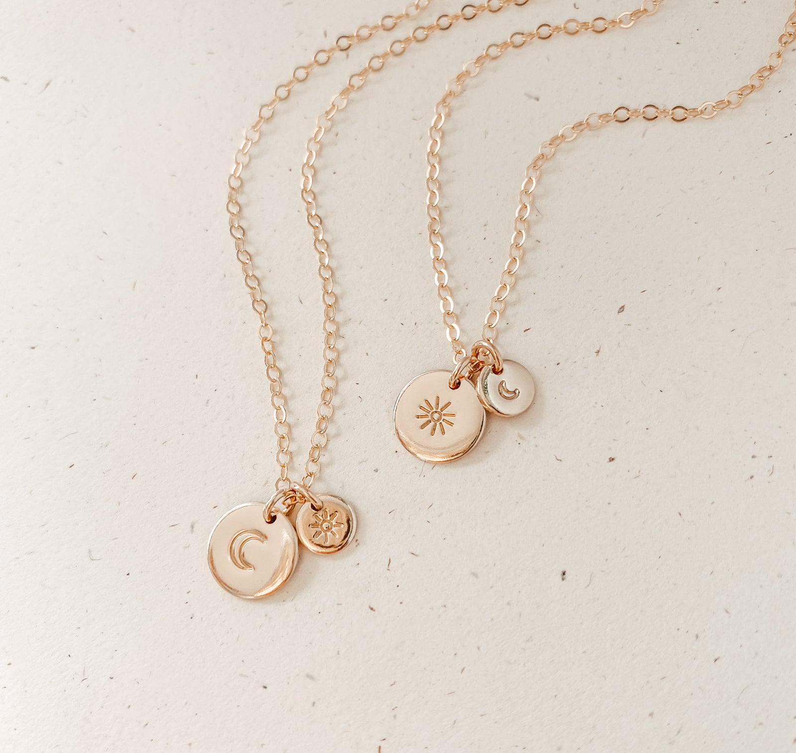 Personalised jewellery - KBN Jewellery - handmade jewellery – Personalised Jewellery gifts – personalised necklace – simple pendants – symbol necklace – initial necklace – dainty jewellery