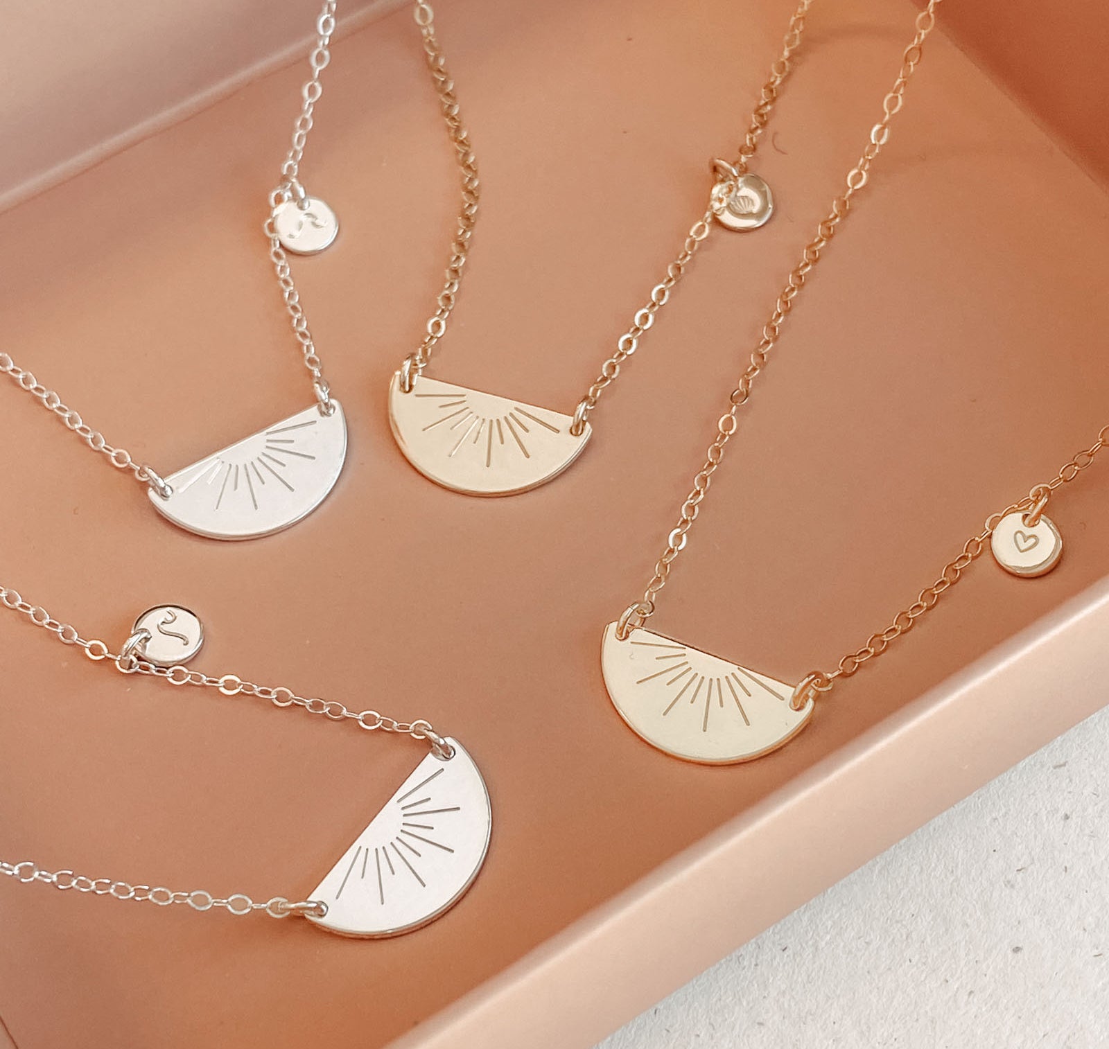 Personalised jewellery - KBN Jewellery - handmade jewellery – Personalised Jewellery gifts – dainty necklaces – matching necklaces – subtle best friend necklace – gifts for your best friend – everyday necklace – simple necklace