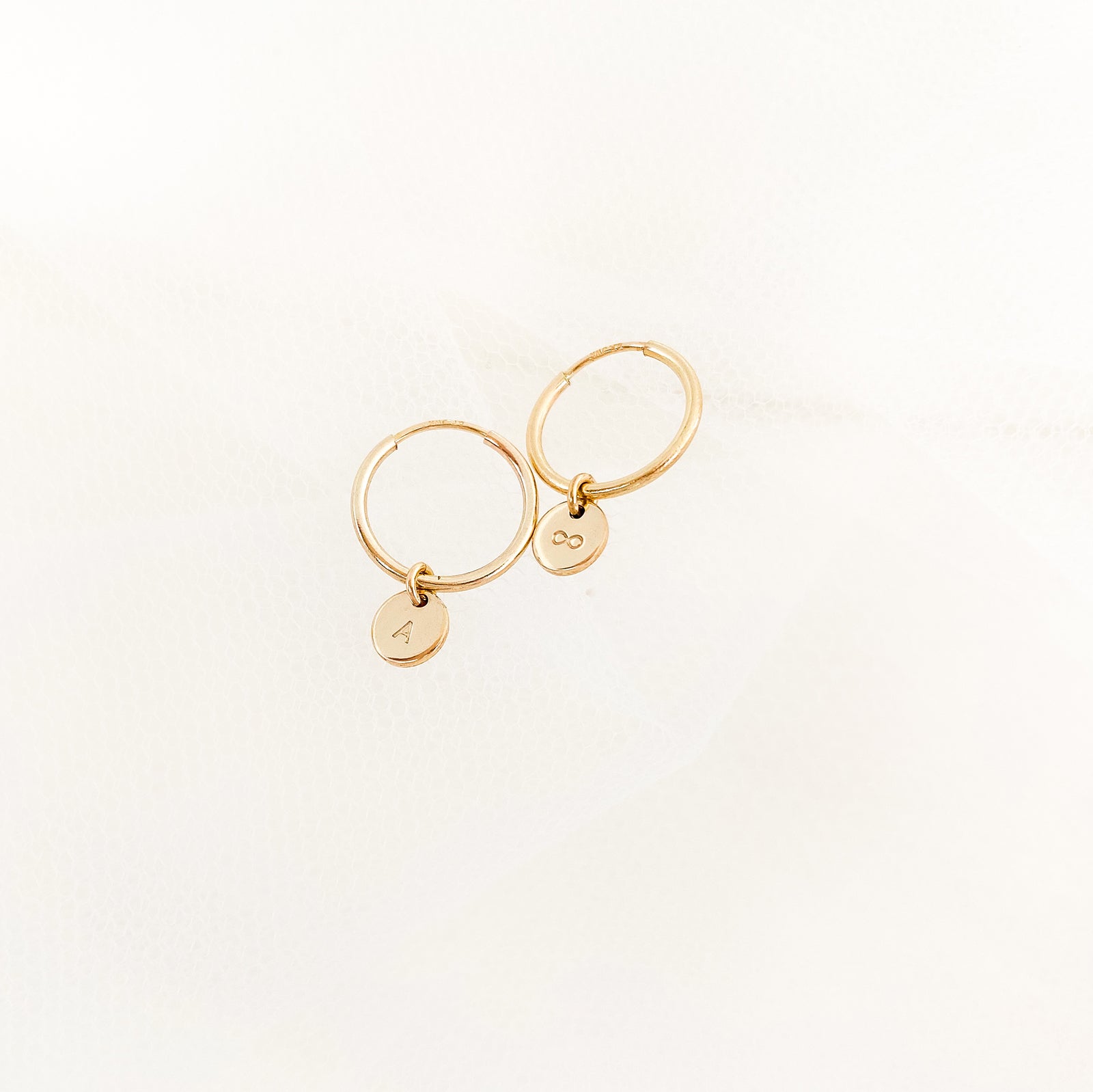 Personalised jewellery - KBN Jewellery - handmade jewellery – Personalised Jewellery gifts – dainty earrings – hoops earrings – sleepers – pendant earrings – everyday earrings – tiny hoops – tiny pendants – initial earrings – symbol earrings