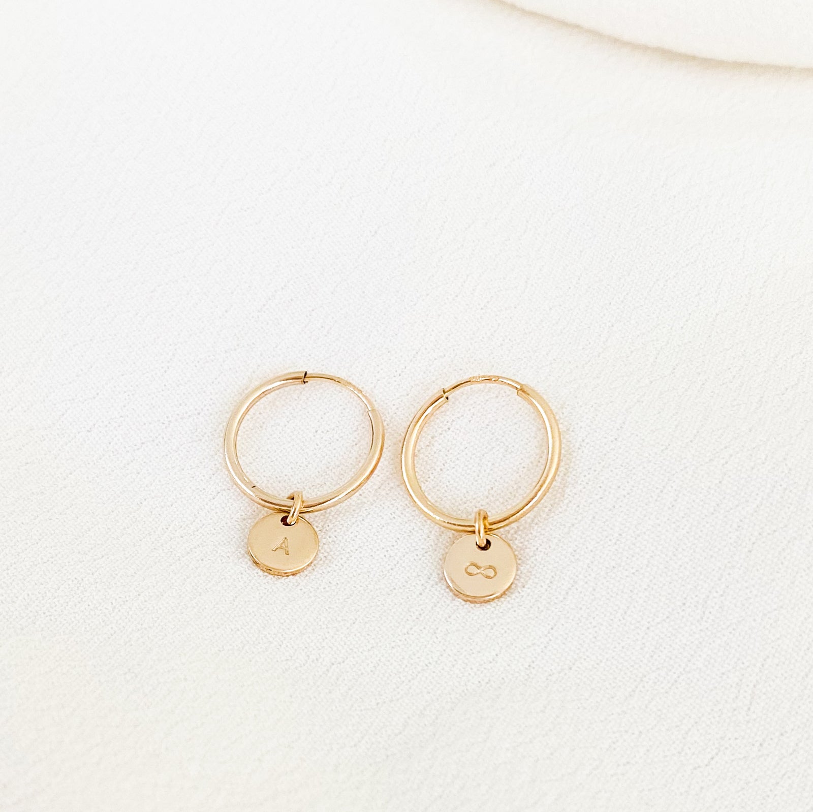 Personalised jewellery - KBN Jewellery - handmade jewellery – Personalised Jewellery gifts – dainty earrings – hoops earrings – sleepers – pendant earrings – everyday earrings – tiny hoops – tiny pendants – initial earrings – symbol earrings