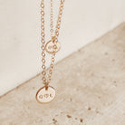 Personalised jewellery - KBN Jewellery - handmade jewellery – Personalised Jewellery gifts – Dainty jewellery – Australia made jewellery – small pendant necklace – intial necklace – couple necklace – you and me necklace