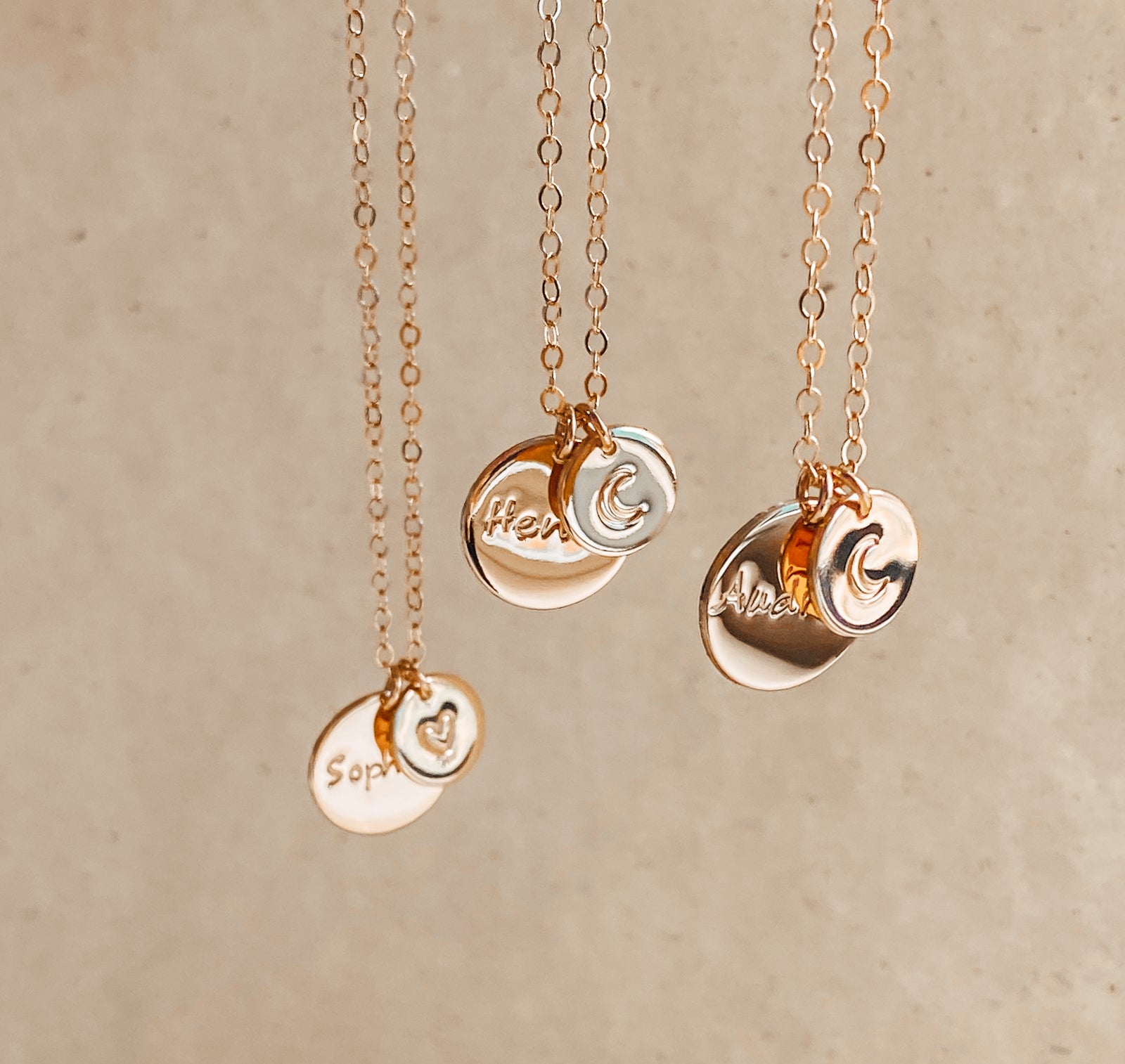 Personalised jewellery - KBN Jewellery - handmade jewellery – Personalised Jewellery gifts – Dainty jewellery- Dainty necklace - initial necklace – symbol necklace – name necklace – birth flower necklace symbol