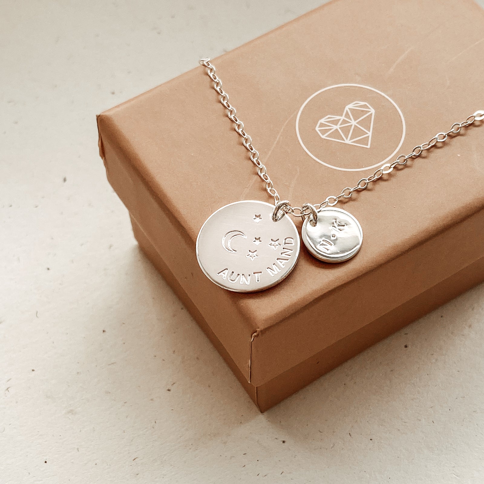 Personalised jewellery – handmade jewellery – KBN jewellery – Australian made jewellery – to the moon and back necklace – I love you to the moon and back necklace – I love you necklace – sentimental necklace – gift idea for mum – gift idea for girlfriend – gift ideas for wife – hidden message necklace – moon and stars necklace – personalised necklace – affordable necklace – Australian handmade jewellery