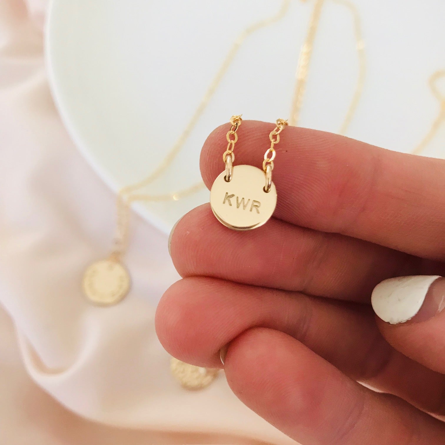 Personalised jewellery - KBN Jewellery - handmade jewellery – Personalised Jewellery gifts – adult necklace – affordable jewellery - sentimental gift ideas – small pendant necklace – Australian Made jewellery – initial necklace – symbol necklace