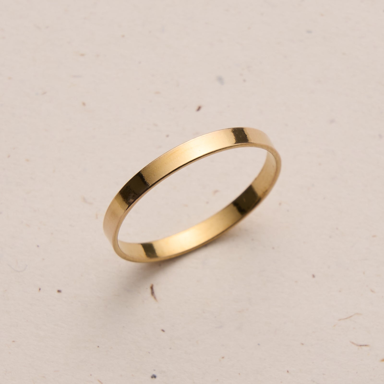 Personalised jewellery - KBN Jewellery - handmade jewellery – Personalised Jewellery gifts – Dainty jewellery – plain band ring - wedding band - affordable wedding band - gold filled wedding band - thick stacking ring