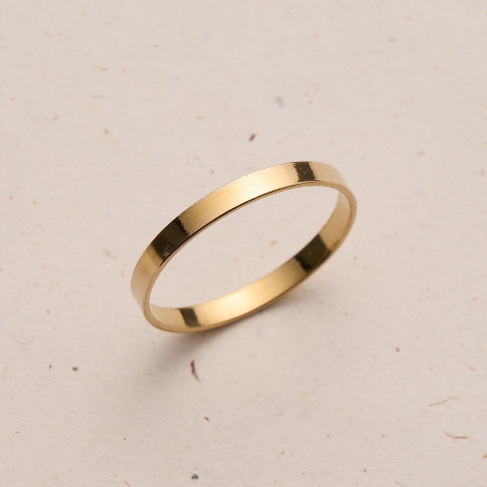 Personalised jewellery - KBN Jewellery - handmade jewellery – Personalised Jewellery gifts – Dainty jewellery –  plain band ring - wedding band - affordable wedding band - gold filled wedding band - thick stacking ring