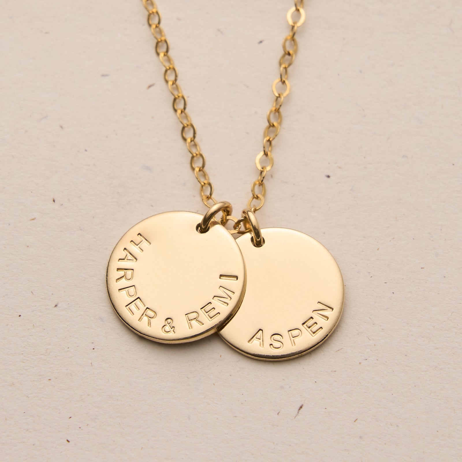 Personalised jewellery - KBN Jewellery - handmade jewellery – custom jewellery gifts – dainty necklace – medium pendant necklace – children name necklace – personalised kids name necklace – kids names on necklace – family member names on necklace – gift ideas for mum – personalised gifts for mum – personalised gifts for Grandma - personalised gifts for Nanna – flower necklace – birth flower on necklace – multiple pendant necklace