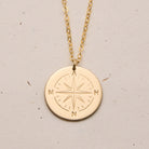 Personalised jewellery - KBN Jewellery - handmade jewellery – Personalised Jewellery gifts – Dainty jewellery- compass necklace – personalised compass pendant – compass pendant for necklace – initial necklace