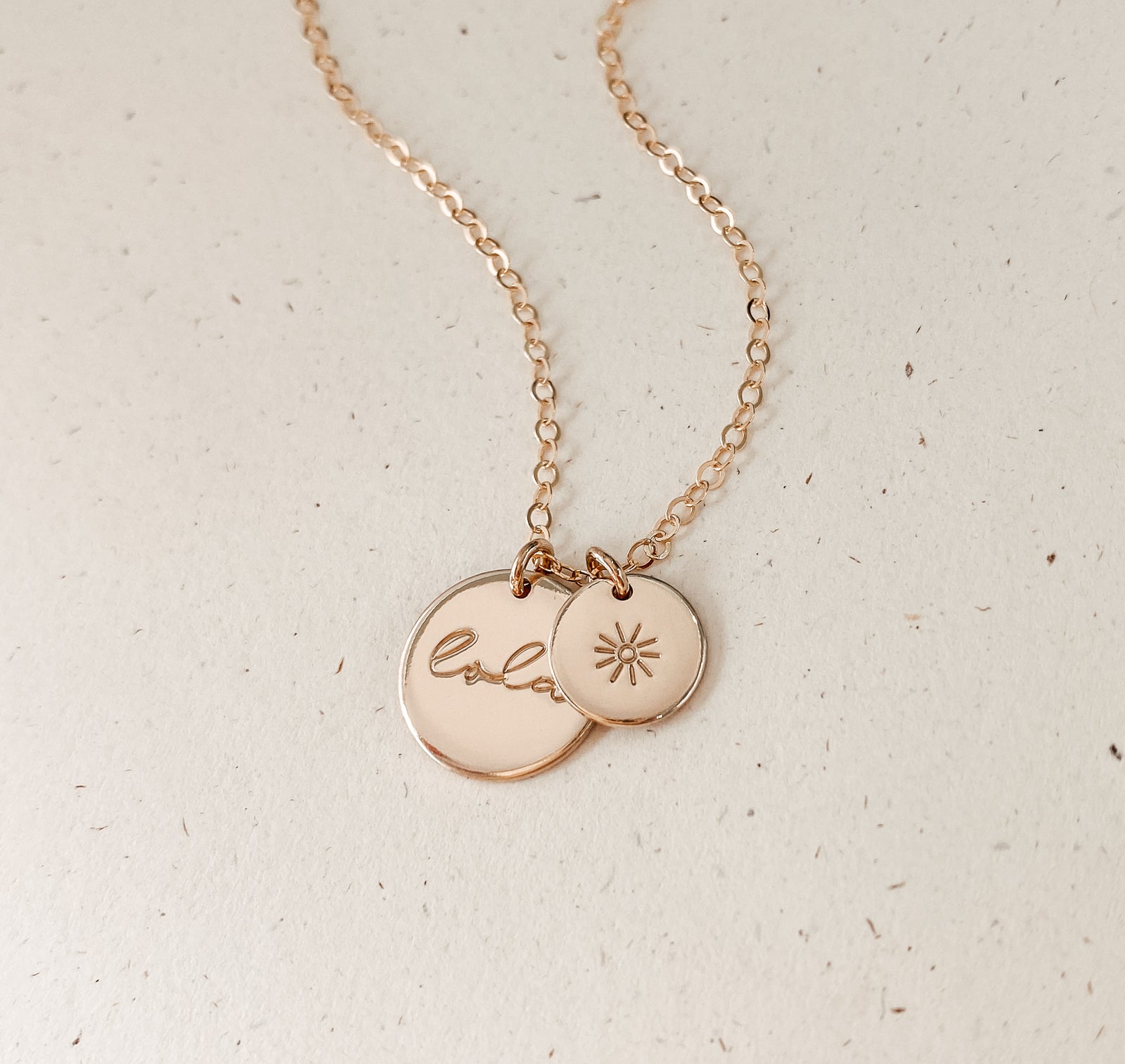 Personalised jewellery - KBN Jewellery - handmade jewellery – Personalised Jewellery gifts – Dainty jewellery- Dainty necklace - initial necklace – symbol necklace – name necklace – birth flower necklace symbol