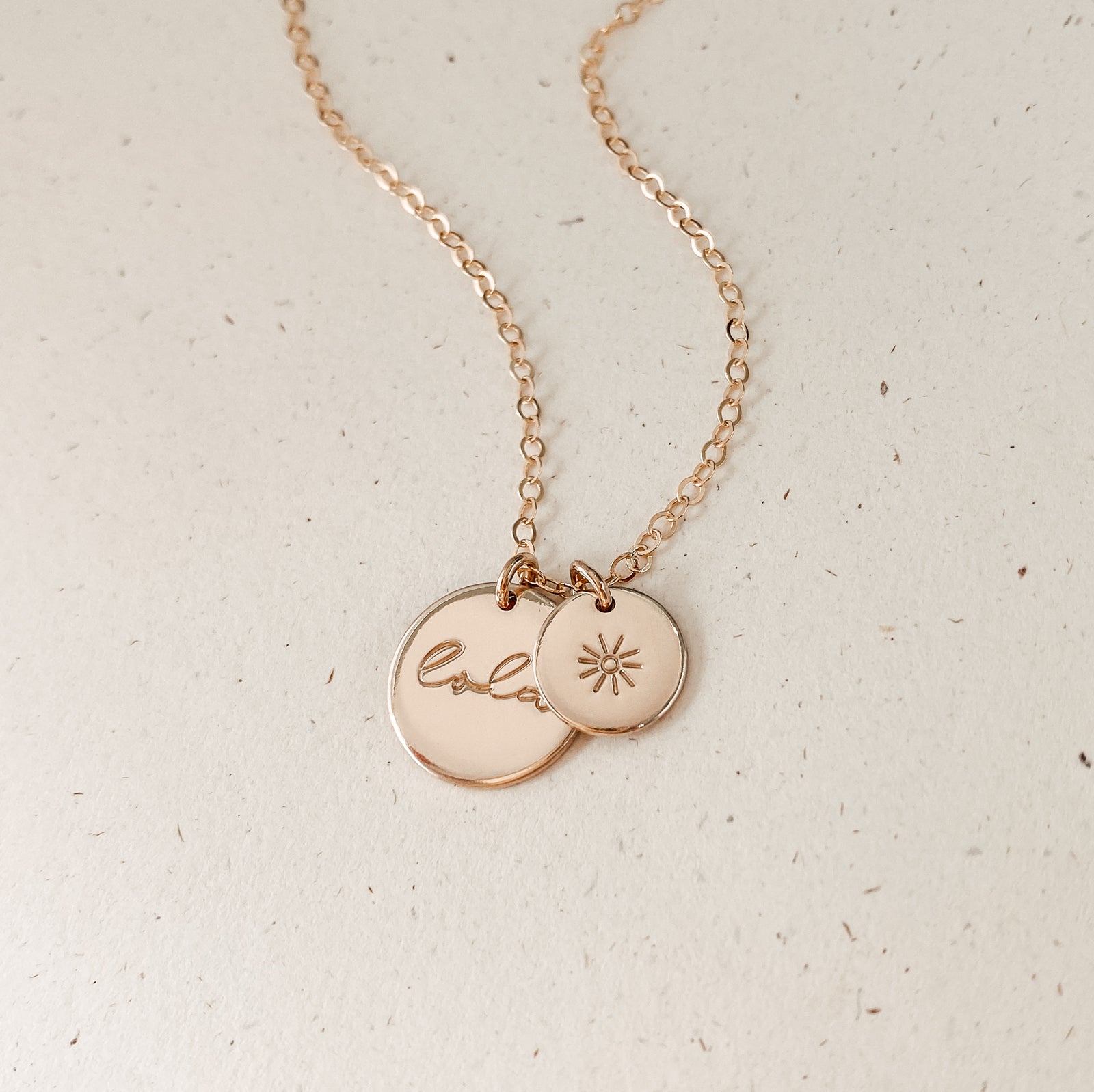 Personalised jewellery - KBN Jewellery - handmade jewellery – Personalised Jewellery gifts – Dainty jewellery- Dainty necklace - initial necklace – symbol necklace – name necklace – birth flower necklace symbol