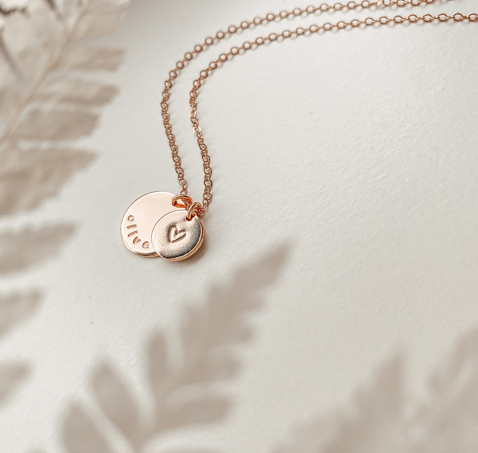 Lola Necklace - Personalised jewellery - KBN Jewellery - handmade jewellery – Personalised Jewellery gifts – Dainty jewellery- Dainty necklace - initial necklace – symbol necklace – name necklace – birth flower necklace symbol