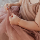 Personalised jewellery – handmade jewellery – KBN jewellery – Australian made jewellery – matching jewellery–  perfect gift for baby– sentimental gift – newborn gift idea – matching jewellery – tiny pendant bracelet – linked chain bracelets - initial bracelet