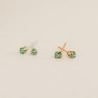 Personalised jewellery – handmade jewellery – KBN jewellery – dainty earrings – birth month earrings – birthstone earrings – affordable earrings – May  birthstone earrings – earring studs - rebirth stone