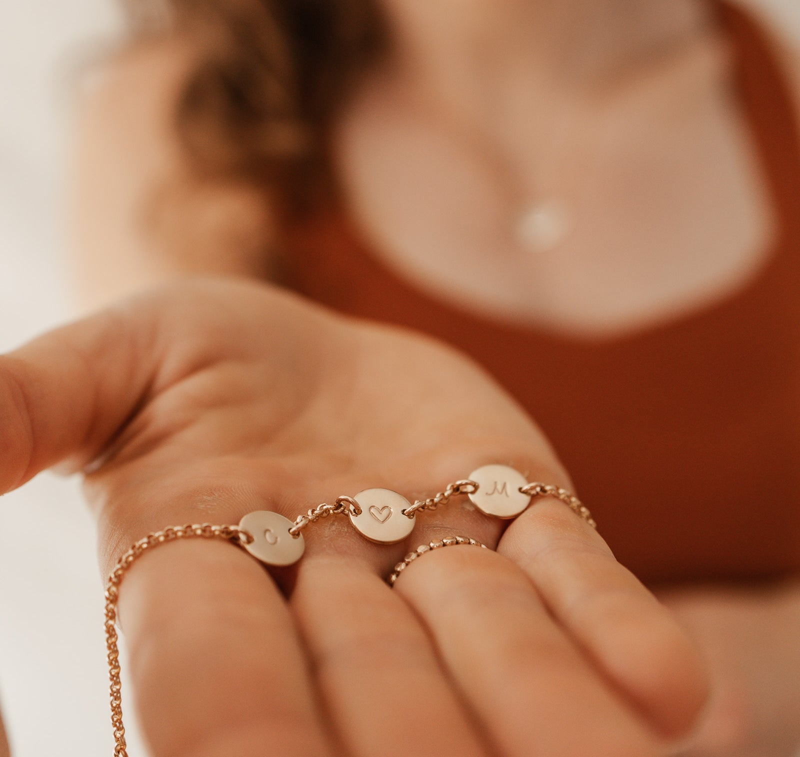 Personalised jewellery - KBN Jewellery - handmade jewellery – Personalised Jewellery gifts – Dainty jewellery- Dainty bracelet – symbol bracelet – initial bracelet – family initial bracelet