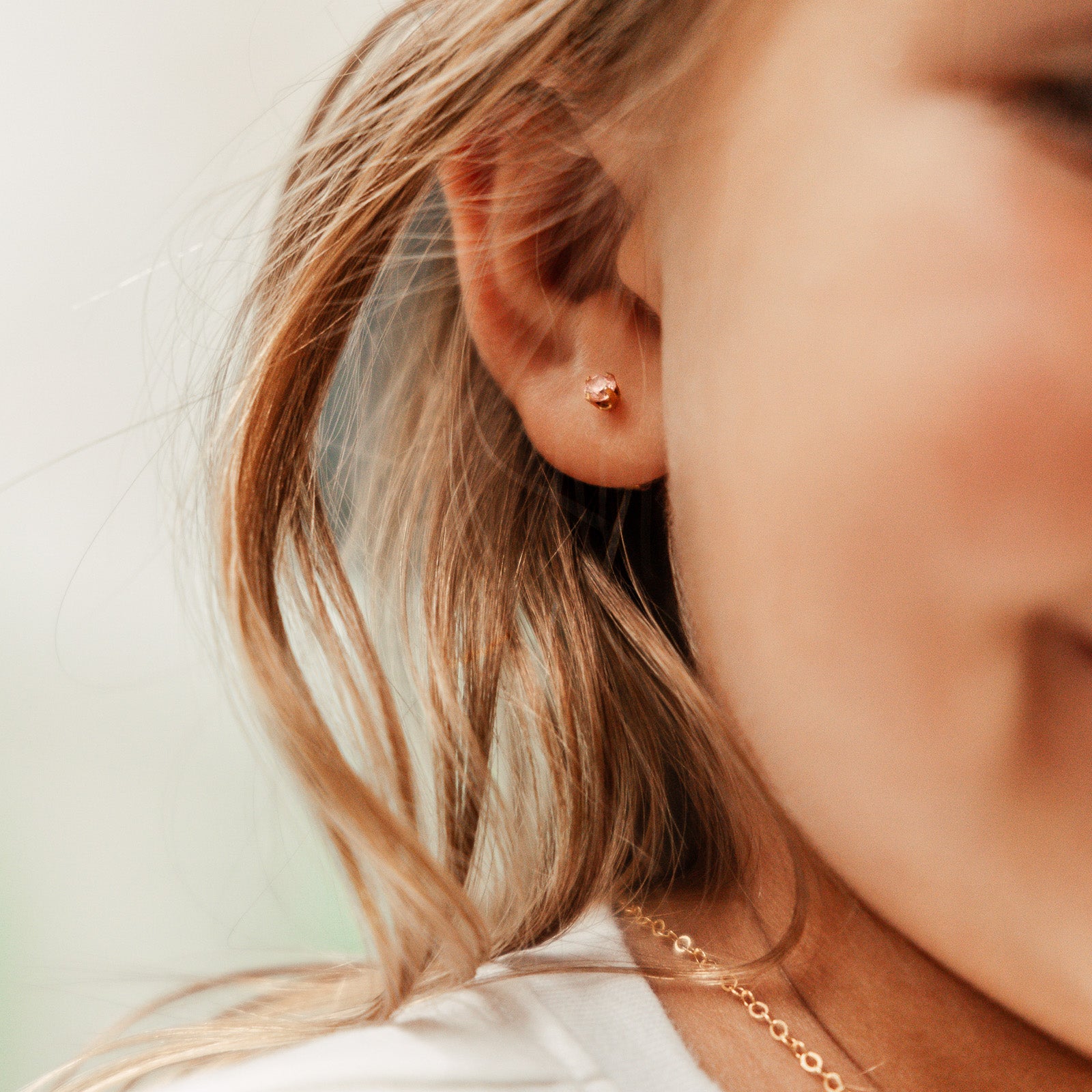 Personalised jewellery – handmade jewellery – KBN jewellery – dainty earrings – birth month earrings – birthstone earrings – affordable earrings – birthstone earrings  – birthstone studs – stacking earrings – stone earrings – child friendly earrings – first earrings