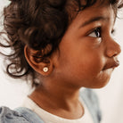 Personalised jewellery - KBN Jewellery - handmade jewellery – Personalised Jewellery gifts – personalised earrings – symbol earrings – simple studs – kid friendly earrings – personalised stud earrings – children’s earrings – first earrings – toddlers earrings