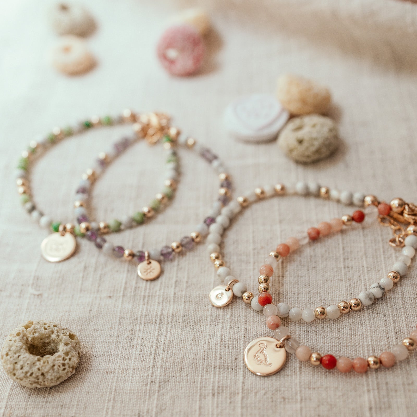 Personalised jewellery - KBN Jewellery - handmade jewellery – Personalised Jewellery gifts – Dainty jewellery – Australia made jewellery – beaded bracelet  – handmade bracelet – amethyst and agate  bracelet – initial bracelet – handmade crystal bracelet – agate bracelet – handmade crystal bracelet