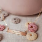 Personalised jewellery - KBN Jewellery - handmade jewellery – Personalised Jewellery gifts – Dainty jewellery- bar necklace – dainty bar necklace – personalised necklace – children’s first necklace – children’s name necklace – kids first necklace – girls first necklace – affordable children’s jewellery