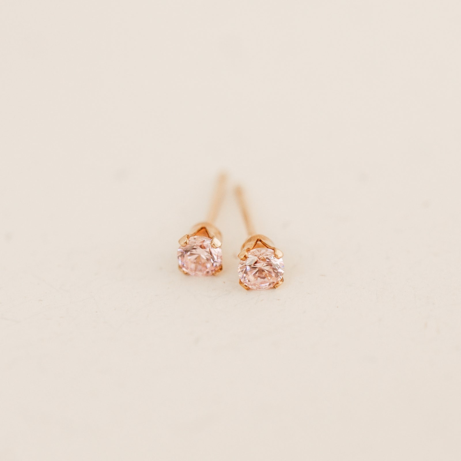 Personalised jewellery – handmade jewellery – KBN jewellery – dainty earrings – birth month earrings – birthstone earrings – affordable earrings – pink stone earrings – October studs – birthstone studs