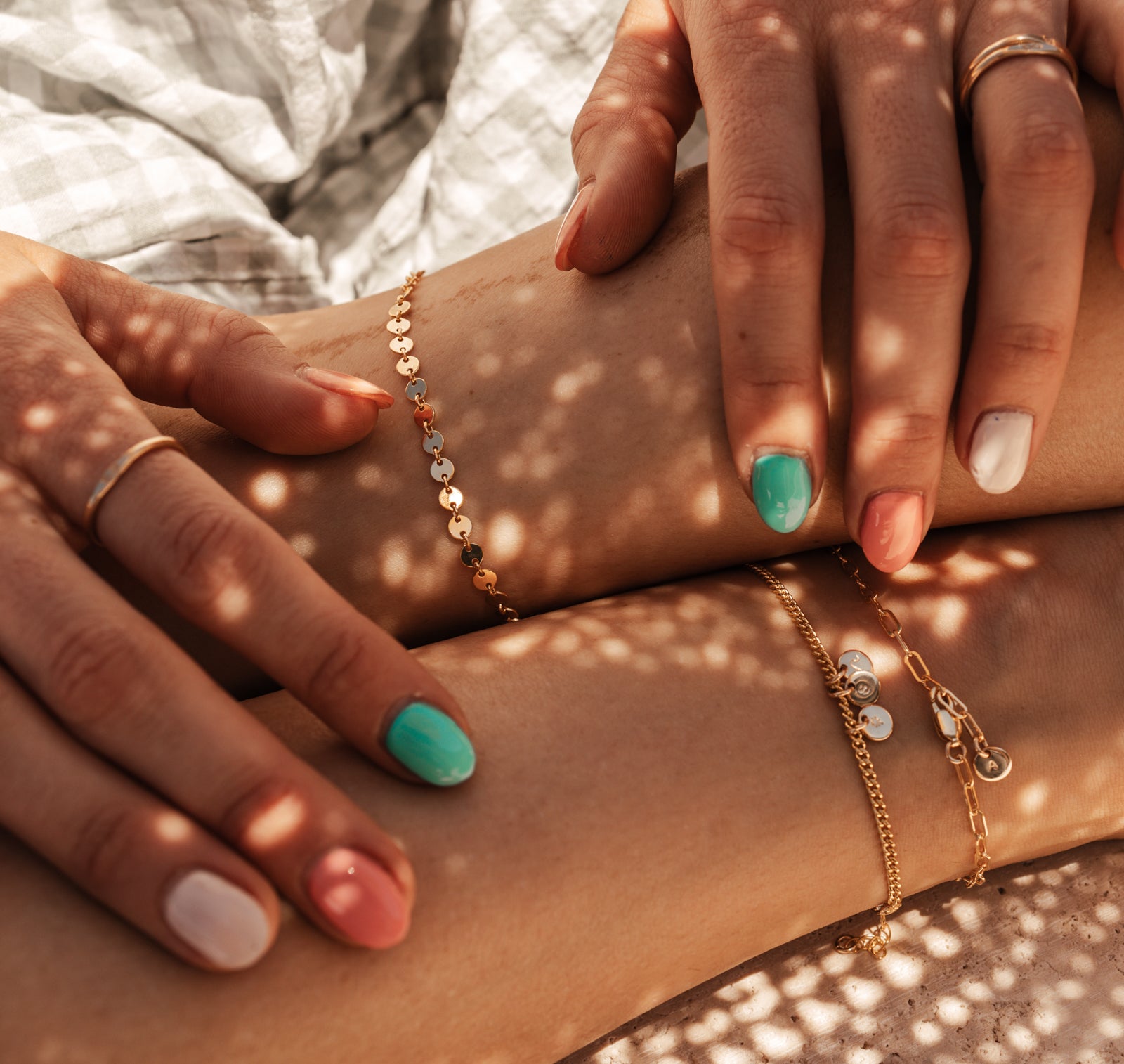 Personalised jewellery - KBN Jewellery - handmade jewellery – custom jewellery gifts – dainty anklet – stacking anklet – layering anklet – simple chain – affordable jewellery – Australian made jewellery – small pendant anklet