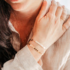 Personalised jewellery - KBN Jewellery - handmade jewellery – Personalised Jewellery gifts – Dainty jewellery- sparkly bracelet – disc bracelet – round chain bracelet – stacking bracelet – layering bracelet