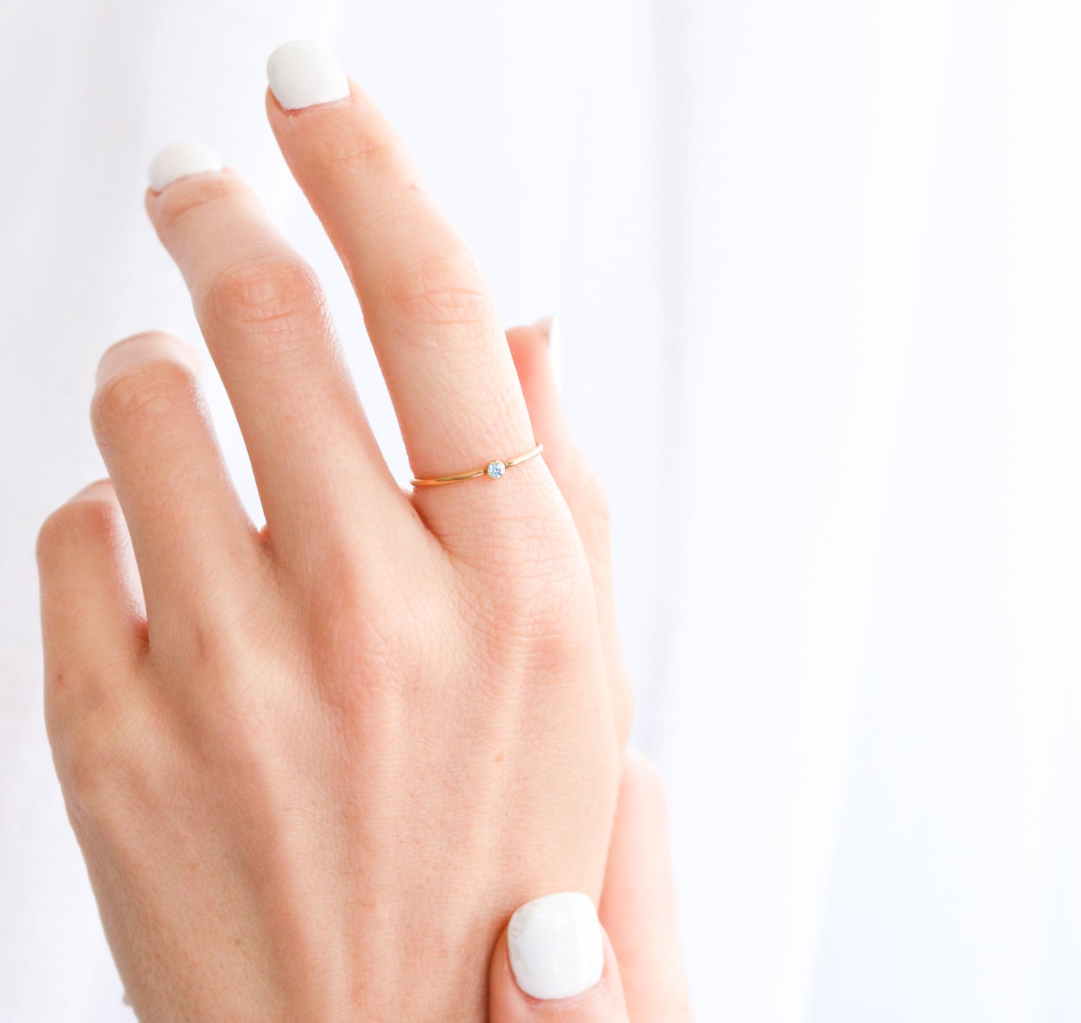 Personalised jewellery – handmade jewellery – KBN jewellery – dainty ring – birth month ring – birthstone ring – affordable ring – fortune ring – December stone rings – birthstone ring – stacking ring – blue stone ring