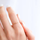 Personalised jewellery – handmade jewellery – KBN jewellery – dainty ring – birth month ring – birthstone ring – affordable ring – November  birthstone ring– ring – yellow stone ring – harmony and balance ring.