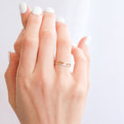 Personalised jewellery - KBN Jewellery - handmade jewellery – Personalised Jewellery gifts – ring – simple ring – stacking ring – textured ring