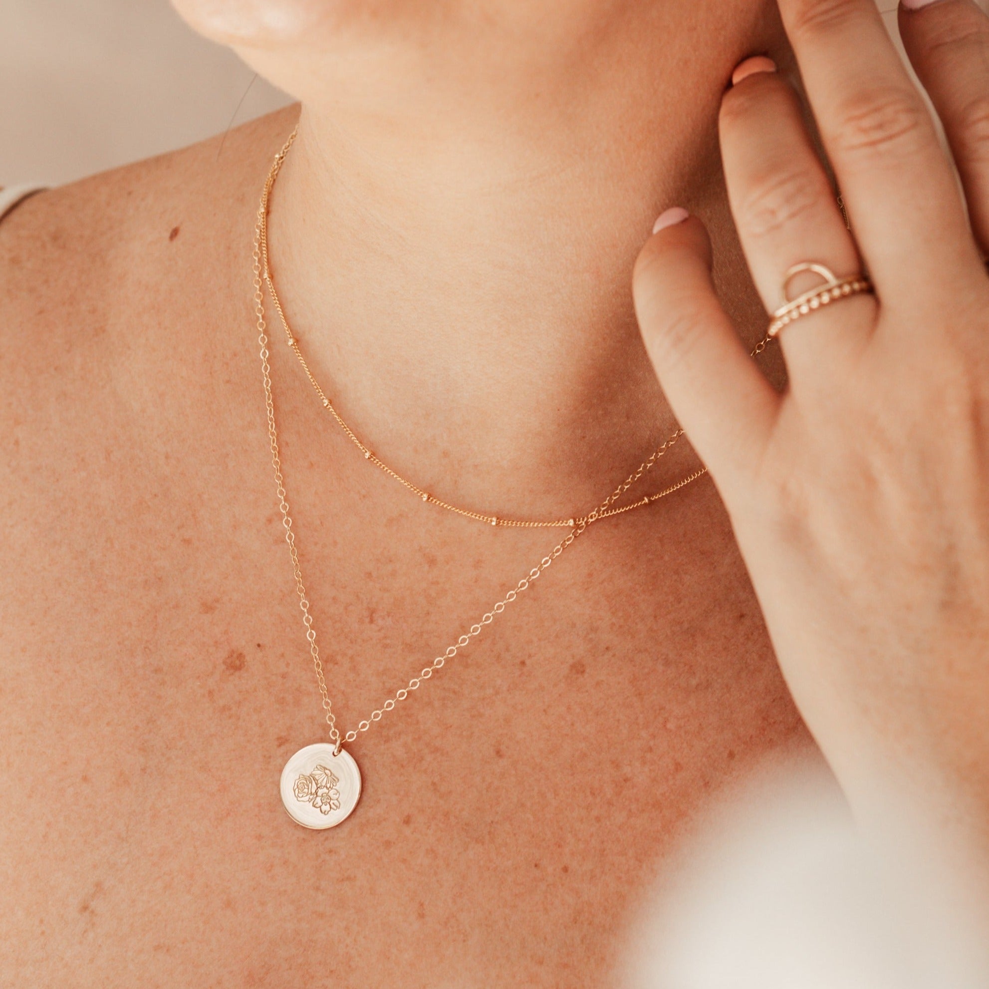 Personalised jewellery - KBN Jewellery - handmade jewellery – custom jewellery gifts – dainty necklace – stacking necklace – layering necklace – simple chain – affordable jewellery – Australian made jewellery 