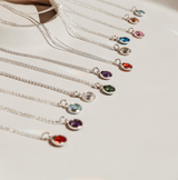 Birthstone Drop Necklace • March