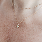 Birthstone Drop Necklace • August