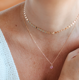 Birthstone Drop Necklace • October