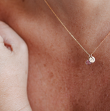 Birthstone Drop Necklace • October