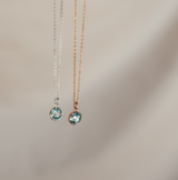 Birthstone Drop Necklace • December