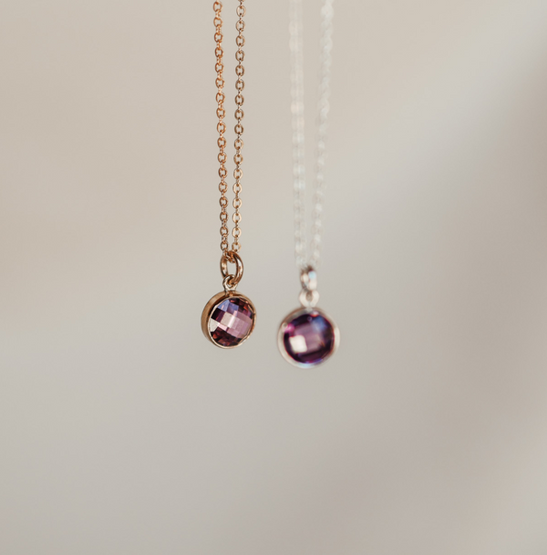 Birthstone Drop Necklace • June