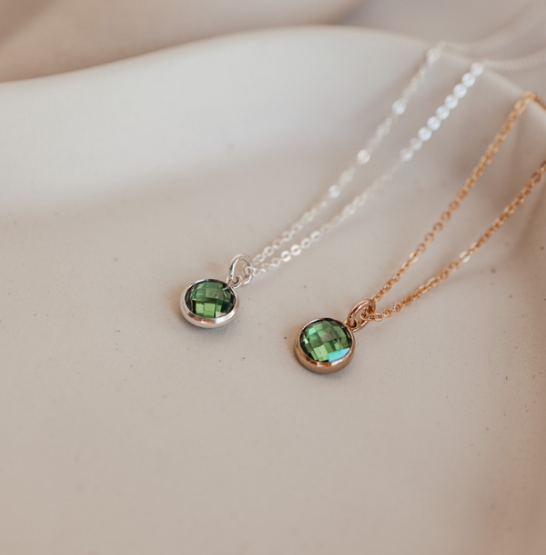 Birthstone Drop Necklace • May